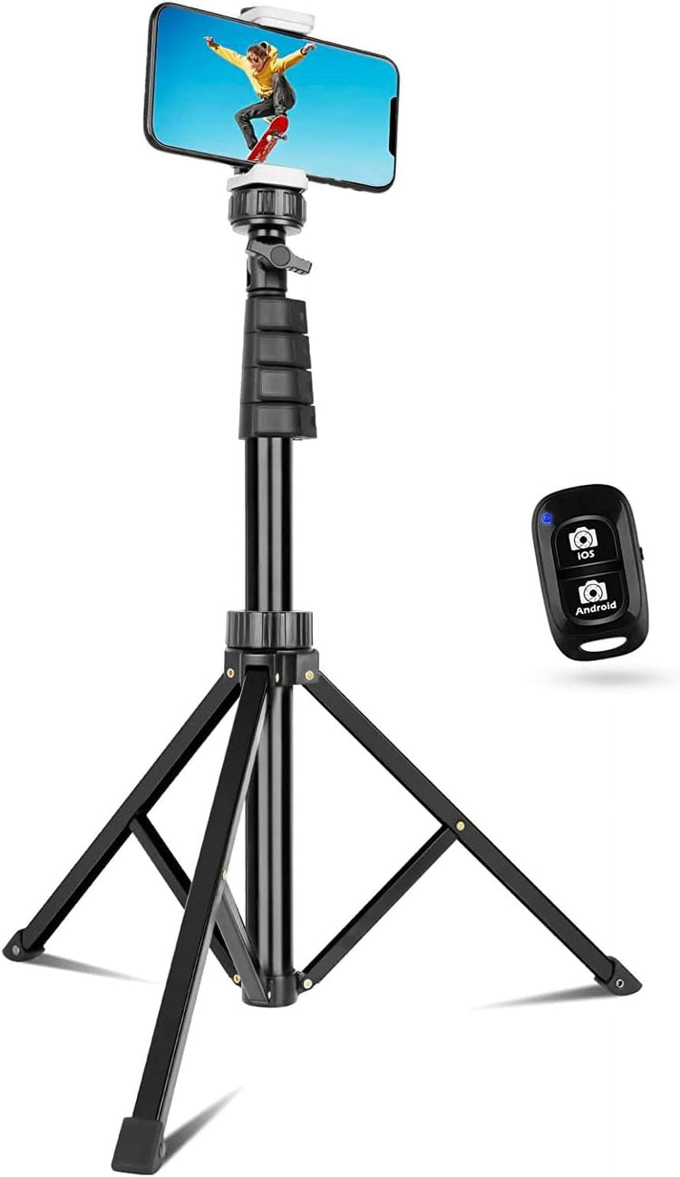 VlogPro Tripod- Shoot Anywhere, Anytime: The ultimate filming companion for vloggers, content creators and more. Adjustable, Lightweight, Built in Bluetooth Remote, VlogPro shoot quality content anywhere, anytime