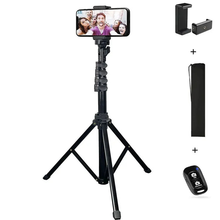 VlogPro Tripod- Shoot Anywhere, Anytime: The ultimate filming companion for vloggers, content creators and more. Adjustable, Lightweight, Built in Bluetooth Remote, VlogPro shoot quality content anywhere, anytime