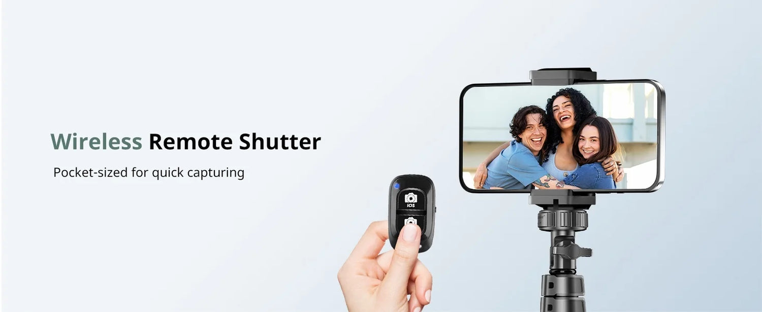 VlogPro Tripod- Shoot Anywhere, Anytime: The ultimate filming companion for vloggers, content creators and more. Adjustable, Lightweight, Built in Bluetooth Remote, VlogPro shoot quality content anywhere, anytime