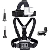 ProGear Dual-Mount Action Cam System-Head & Chest Integration: Engineered head and chest mount to keep YOUR point of view secure, and ultra-smooth no matter what the terrain is. 
