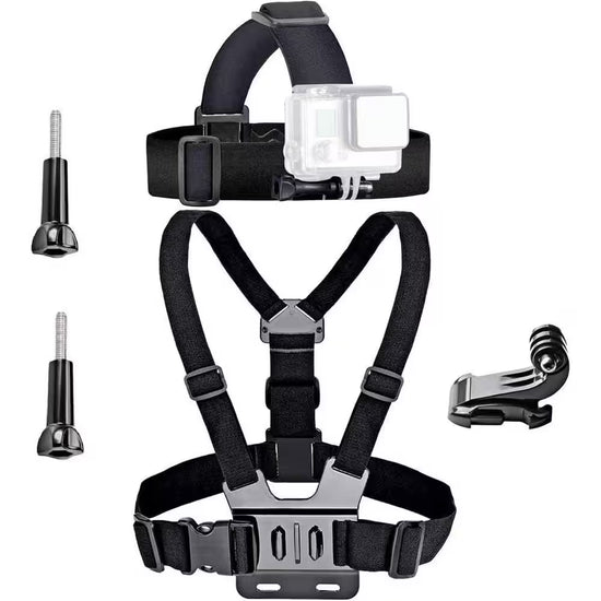 ProGear Dual-Mount Action Cam System-Head & Chest Integration: Engineered head and chest mount to keep YOUR point of view secure, and ultra-smooth no matter what the terrain is. 