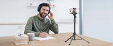 VlogPro Tripod- Shoot Anywhere, Anytime: The ultimate filming companion for vloggers, content creators and more. Adjustable, Lightweight, Built in Bluetooth Remote, VlogPro shoot quality content anywhere, anytime