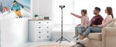 VlogPro Tripod- Shoot Anywhere, Anytime: The ultimate filming companion for vloggers, content creators and more. Adjustable, Lightweight, Built in Bluetooth Remote, VlogPro shoot quality content anywhere, anytime