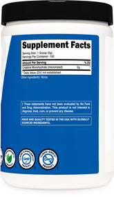 Premium Unflavored Creatine Monohydrate Powder - 500g for Enhanced Performance and Muscle Growth
